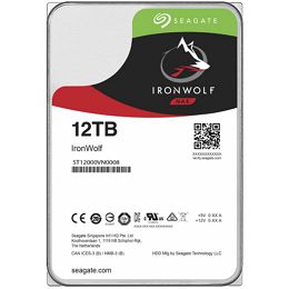 Seagate 12 TB 3,5" HDD, Ironwolf, 7200 RPM, 256MB