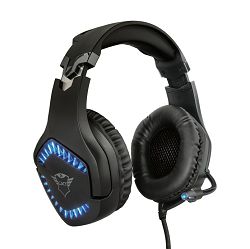 Slušalice TRUST GXT 460 Varzz Illuminated, Gaming, crne 23380
