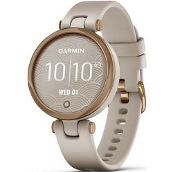 Pametni sat GARMIN Lily Sport Ružičasto-zlatni okvir s kućištem svijetle boje pijeska i silikonskim remenom  010-02384-11