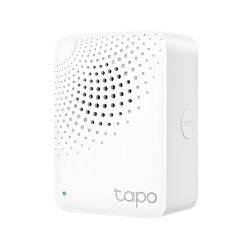 Tapo Smart IoT Hub with Chime, 2.4GHz Wi-Fi Networking, 868MHz for Devices, Plug-in, Remote Control with Tapo App, 90dB Adjustable Audio Alarm, 19 Ringtones, up to 64 Devices, Sleep Mode, Mute button,