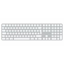 Tipkovnica Apple Magic Keyboard (2021) with Touch ID and Numeric Keypad, INT znakovi, Bluetooth, bijela, mk2c3z/a mk2c3z/a
