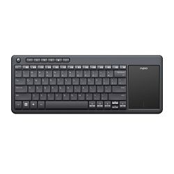 Tipkovnica RAPOO K2600, touchpad, bežična, BT, USB, crna K2600