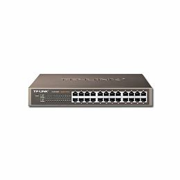 Switch TP-Link TL-SG1024D 24-port Gigabit Desktop/Rachmount Switch, 24 10/100/1000M RJ45 ports, 13-inch rack-mountable steel case