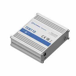 Teltonika TSW110 Industrial Unmanaged Switch, 5 x GbE Ports, Passive PoE