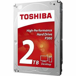 Toshiba P300 3.5" 2TB, 5400RPM, 64MB, NCQ, AF, SATAIII bulk HDWD220UZSVA