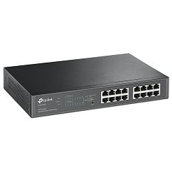 TP-Link 16-port Gigabit Easy Smart Desktop/Rackmount PoE+ preklopnik (Switch), 16×10/100/1000M RJ45 ports, 8×PoE+ ports, metalno kućište