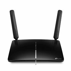 TP-Link AC1200 4G LTE Advanced Cat6 Gigabit Router, build-in 300Mbps 4G+ LTE Advanced modem, LTE-FDD/LTE-TDD/DC-HSPA+/HSPA+/HSPA/UMTS, with 3x10/100/1000Mbps LAN ports and 1x10/100/1000Mbps LAN/WAN po