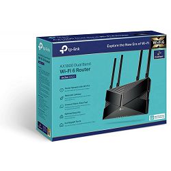 TP-Link AX1800 Archer AX23 bežični usmjerivač (Dual-Band Router Wi-Fi 6) 574Mbps/1201Mbps (2.4GHz/5GHz), 802.11ax/a/b/g/n/ac, 1×G-WAN, 4×G-LAN, 4×fiksne antene