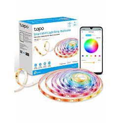 TP Link Tapo L930-5 Smart Wi-Fi Light Strip, Multicolor, 50-section addressable color zones, Extra White LEDs, Fancy Lighting Effects, Music Sync, Apple HomeKit Supported, Voice Control