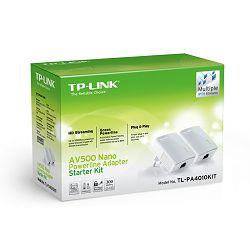 TP-Link PA4010 KIT, 500Mbps powerline starter kit TL-PA4010KIT