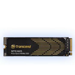 TRANSCEND 2TB, M.2 2280, PCIe Gen5x4, NVMe 2.0, 3D TLC, with Dram(Graphene Heatsink)