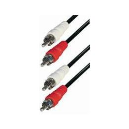 Transmedia RCA Stereo Kabel 1,5m