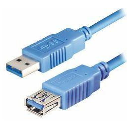 Transmedia USB 3.0 type A plug - USB type A jack 1m