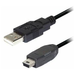 Transmedia USB A to 5 pin mini Kabel 1m