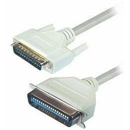 Transmedia Connector Cable Sub D-plug 25 pin - Centronics-plug 36 pin, 3m