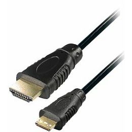 Transmedia HDMI-plug type A to HDMI plug type C, 5m
