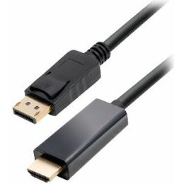 Transmedia DisplayPort plug to HDMI plug, 4K@60Hz, 1,0 m