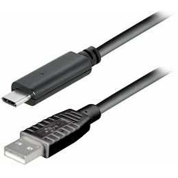 Transmedia USB type C plug - USB 2.0 type A plug 1,0m