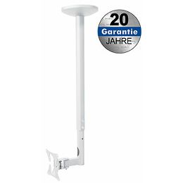 Transmedia Height-adjustable suspension bracket for LCD 25-76cm, White