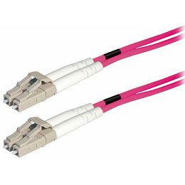 Transmedia Fibre optic MM OM4 Duplex Patch cable LC-LC 3m