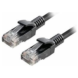 Transmedia Cat.6 UTP Kabel 0,5M, black