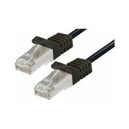 Transmedia CAT6a SFTP Patch Cable 2m black