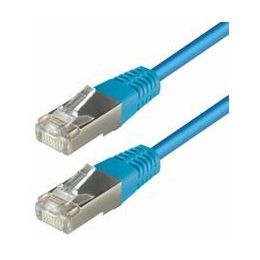 Transmedia S-FTP Cat5E Patch Kabel (RJ45), Blue 0,5m