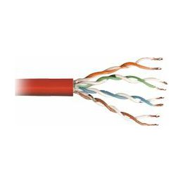 Transmedia Cat.5e UTP, Stranded Wire, Red on spool 100m