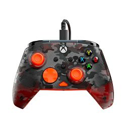 TURTLE BEACH XBOX WIRED REMATCH CONTROLLER GHOST CAMO BLACK/ORANGE - 840454400038