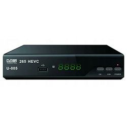 TV tuner MANTA DVBT015, DVB-T2 prijemnik, H265, HDMI, SCART, Teletext, HR izbornik MAN DVBT015