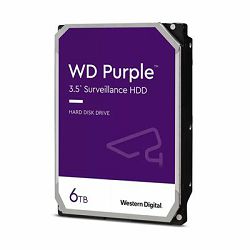 Tvrdi disk 4 TB WESTERN DIGITAL Purple, WD42PURZ, SATA3, 256MB cache, 5400 okr./min., Surveillance, 3.5", za desktop WD42PURZ