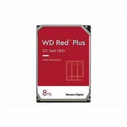 Tvrdi disk 8 TB WESTERN DIGITAL Red Plus, WD80EFZZ, SATA3, 128MB cache, 7200 okr./min, 3.5", za desktop WD80EFZZ