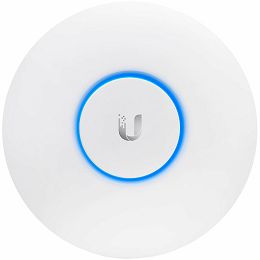 UBIQUITI AC Lite; WiFi 5; 4 spatial streams; 115 m2 (1,250 ft2) coverage; 250+ connected devices; Powered using PoE; GbE uplink.