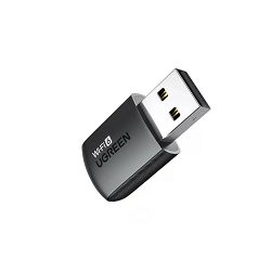 UGREEN AX900 Bežični mrežni adapter kartica, USB 3.0, Dual band, Wi-Fi 6, 900 Mbps brzina, crni