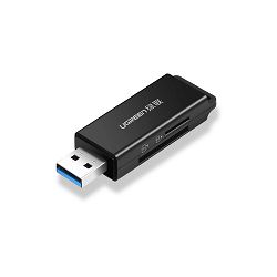 UGREEN čitač memorijskih TF/microSD/SD kartice, USB 3.2, crni