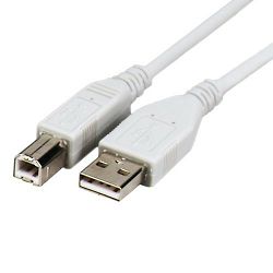 STANDARD USB2.0 kabel TIP A-B M/M 1.8m, bež