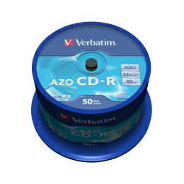 CD-R Verbatim 700MB 52× DataLife+ Crystal 50 pack spindle