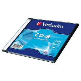 CD-R Verbatim 700MB 52× Datalife Slimcase EP (min.količina 100 kom)