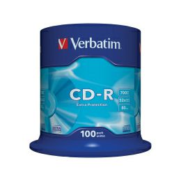 CD-R Verbatim 700MB 52× DataLife 100 pack spindle EP