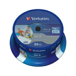 Blu-Ray Verbatim BD-R SL 6× 25GB HTL WIDE Printabilni No ID, 25 kom. spindle (Single Layer)