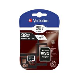 Verbatim memorijska kartica Premium Micro SDHC Secure Digital 32GB Class 10 + adapter