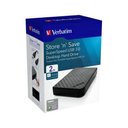 Verbatim 3.5" Storen Save 2TB vanjski HDD, USB3.0 Gen2, crni