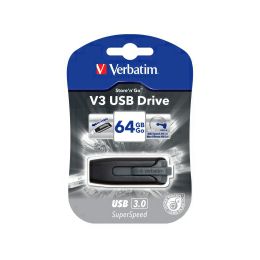 Verbatim V3 64GB USB3.2 Gen1, crni