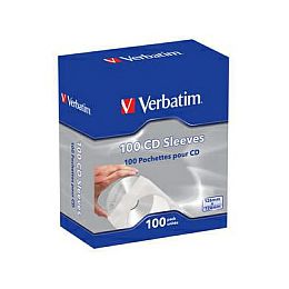 Verbatim CD/DVD papirnate košuljice (pakiranje 100 kom.)