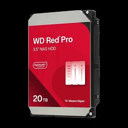 WD Red Pro WD202KFGX, 20TB, 3,5", 512MB, 7200rpm WD202KFGX
