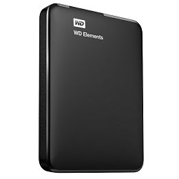 WD Elements 1TB Portable 2,5", USB 3.0 WDBUZG0010BBK-EESN