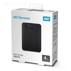 WD Elements 4TB Portable 2,5", USB 3.0 WDBU6Y0040BBK