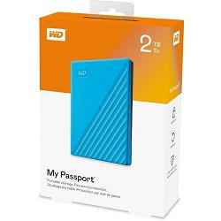 WD Passport 2TB Portable, USB 3.0 Plavi WDBYVG0020BBL