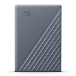 WD Passport 2TB Portable, USB 3.2 Gen 1 Gray WDBWML0020BGY