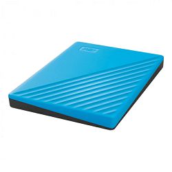 WD Passport 4TB Portable, USB 3.0 Blue WDBPKJ0040BBL
